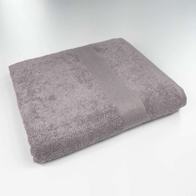 Рушник банний махровий з бордюром GM Textile 70х140см 400г/м2 (Кавовий)